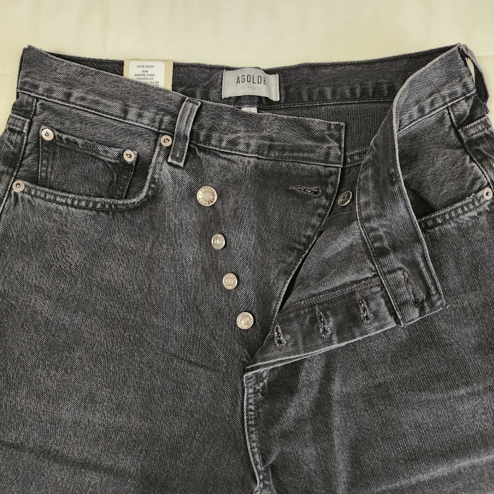 Agolde Shambles High Rise Criss Cross Jeans - Picture 6 of 12